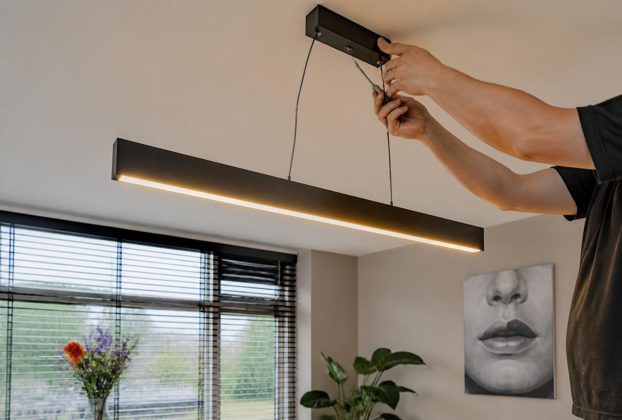 Verlichting aansluiten